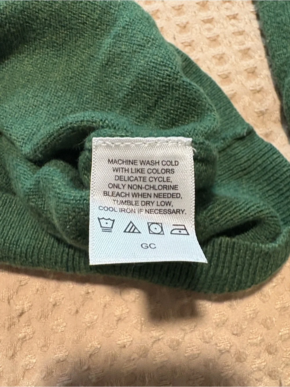 Alan Flusser Forest Green Cotton Cashmere Men's Sweater Holiday Office Wear